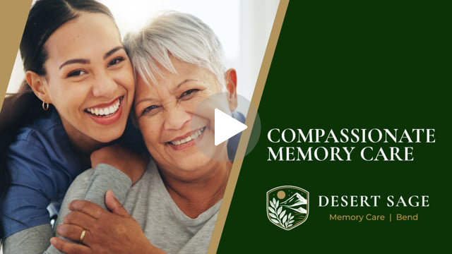 Memory Care Video thumbnail with play button